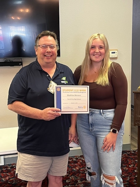 Maddie Rotary Student of the Week