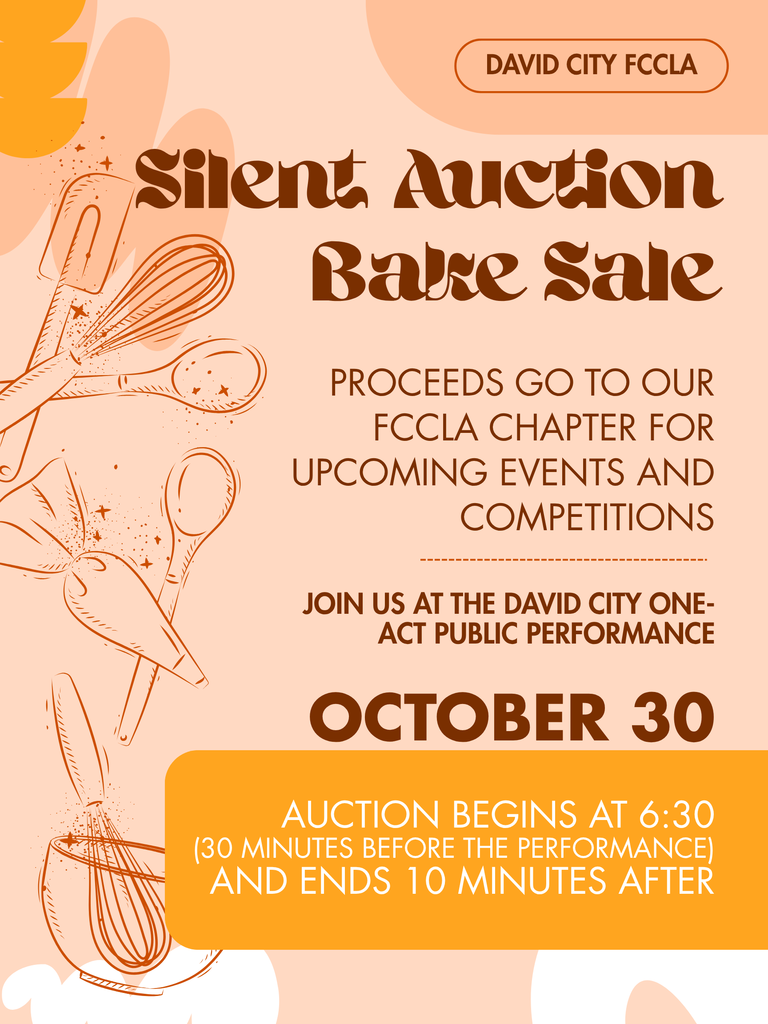 Silent Auction Bake Sale