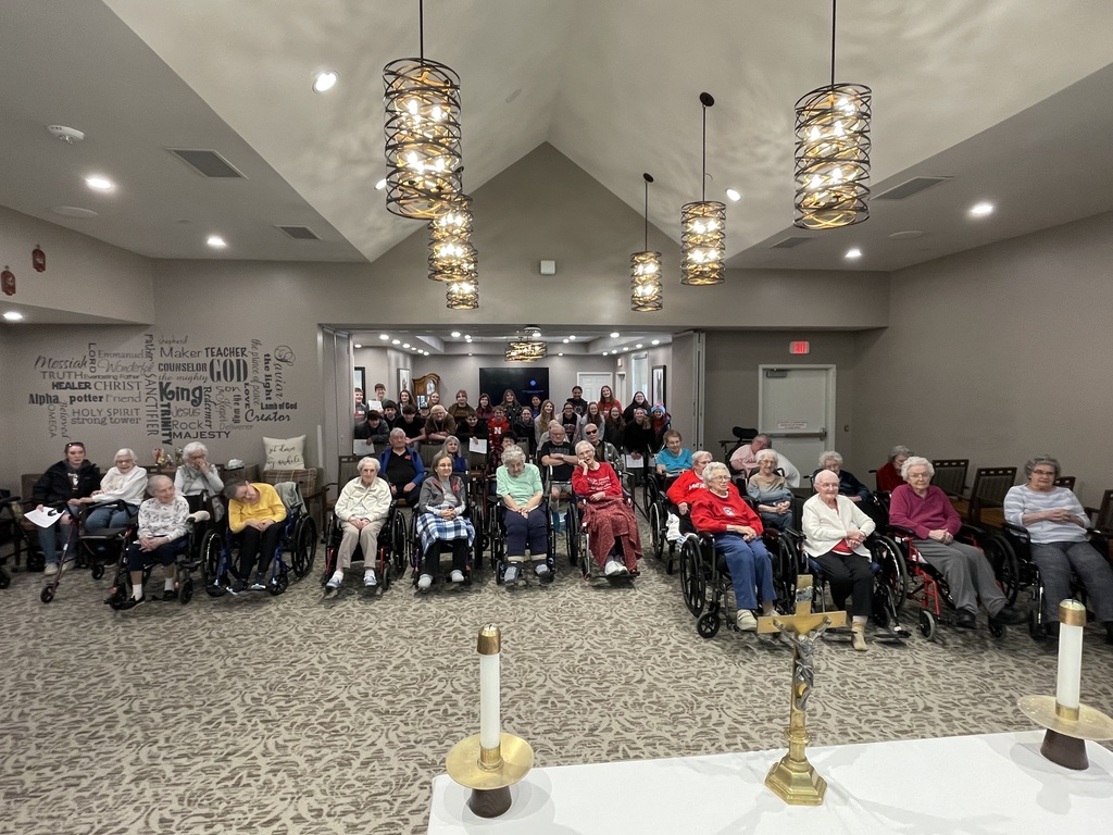 Caroling to residents