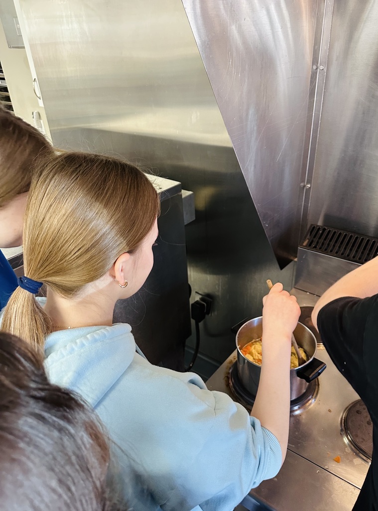Culinary Arts making chicken noodle soup