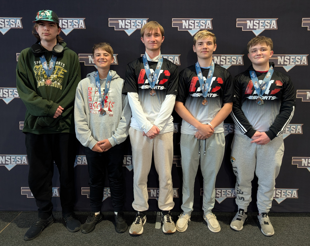 Mario Kart team with State medals