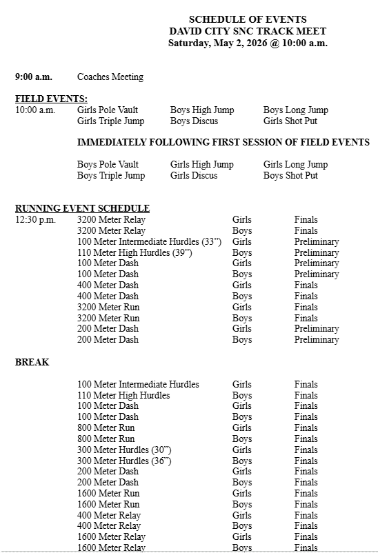 SNC Order of Events