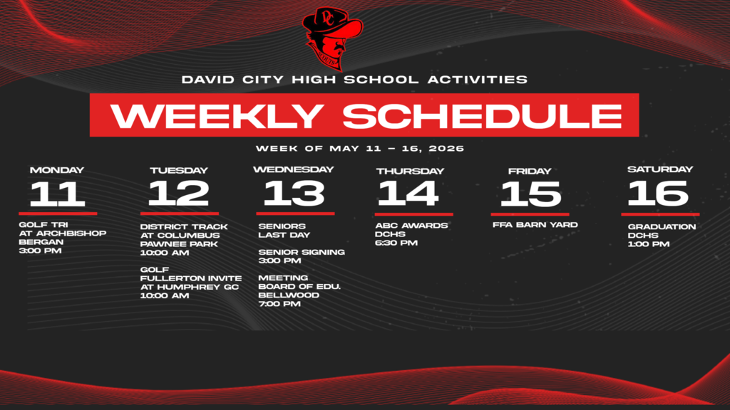 Scout Activities for the week of May 11, 2026