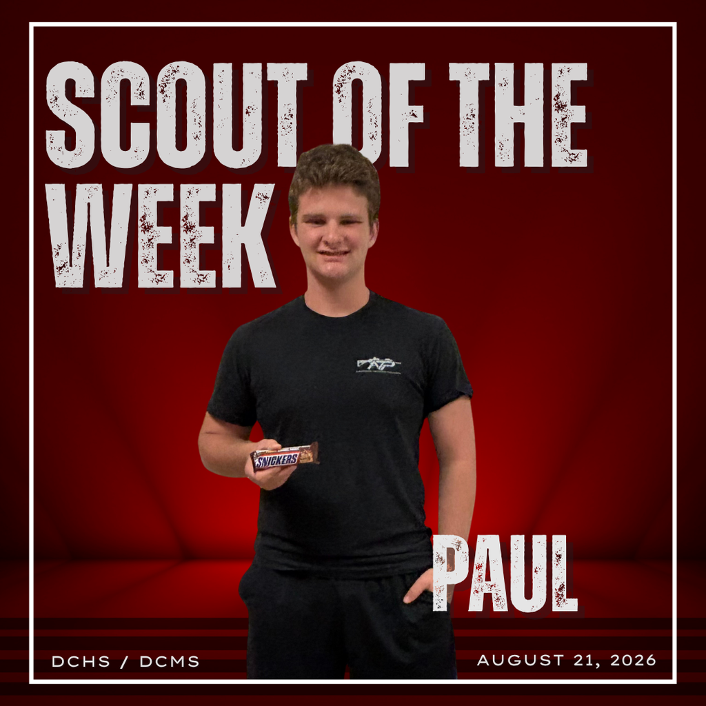 Congratulations to the August 21 Scout of the Week - Paul!