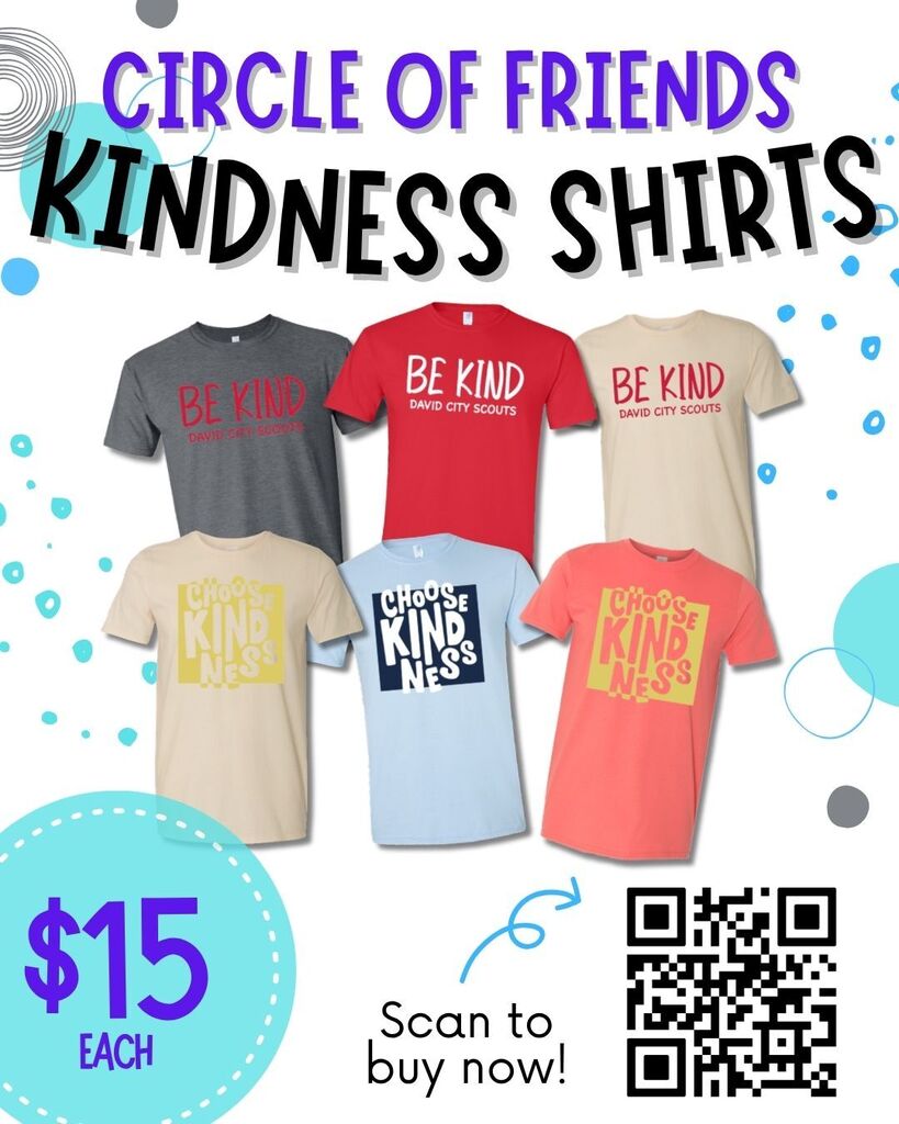 David City Circle of Friends Kindness Shirts $15