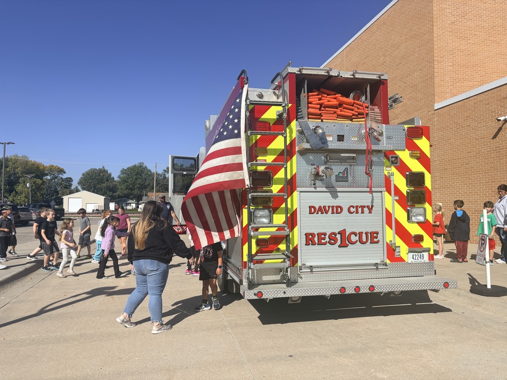 back of fire truck