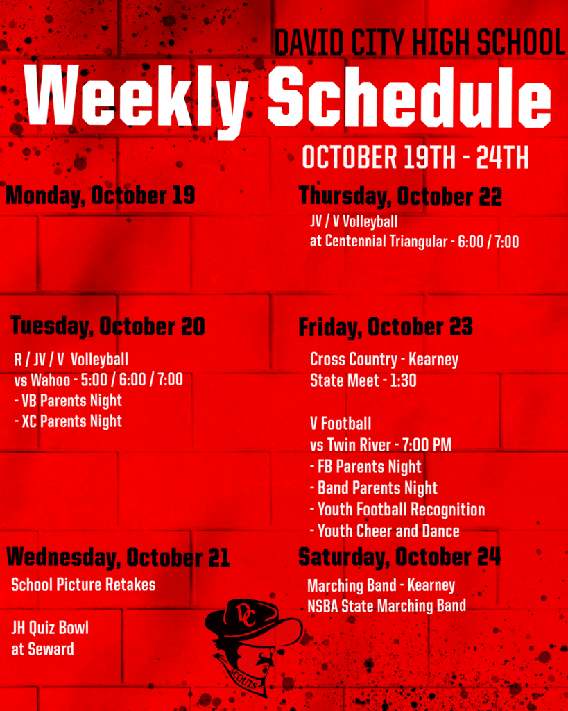 Scout Activities for the Week of October 19, 2026