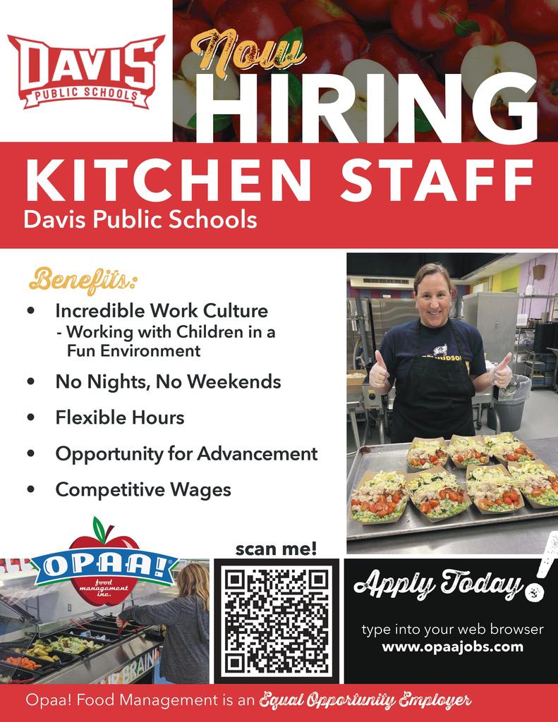 Now Hiring at Davis Public School