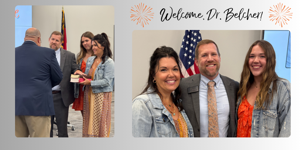 belcher swearing in photo