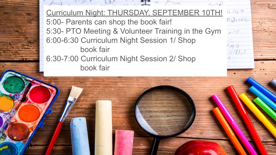 Curriculum Night Decorative Image