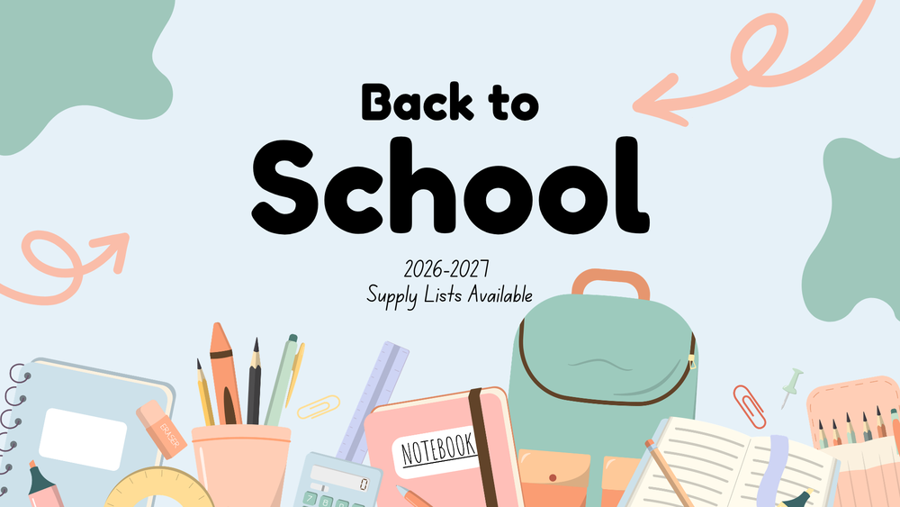 2026-2027 Supply Lists Available