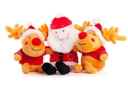 Decorative image- holiday stuffed toys
