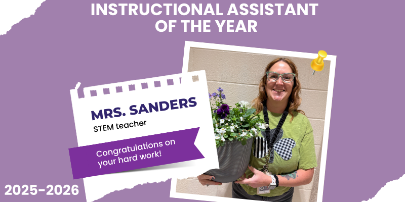 Instructional Assistant of teh Year