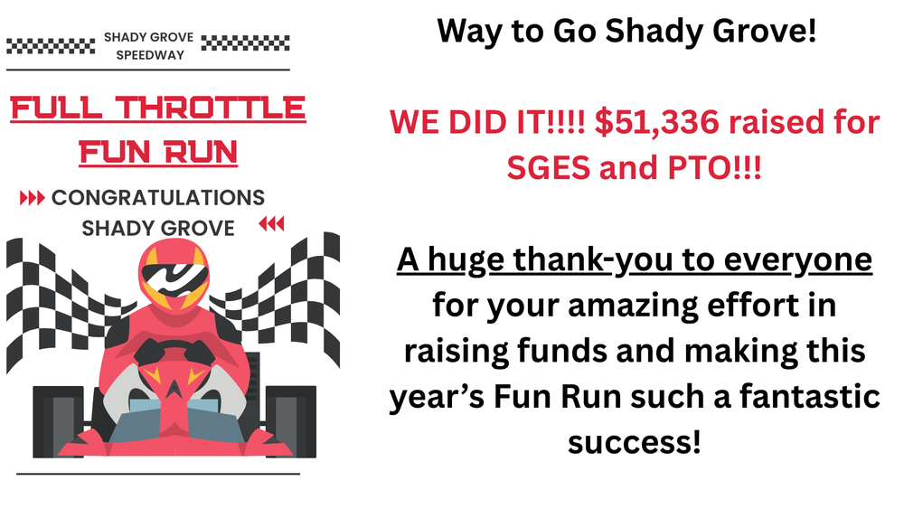 SGES Fundraiser goal exceeded!