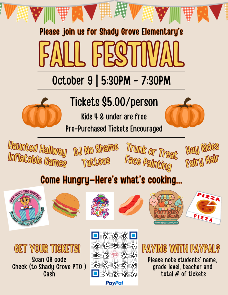 SGES Fall Festival October 9th