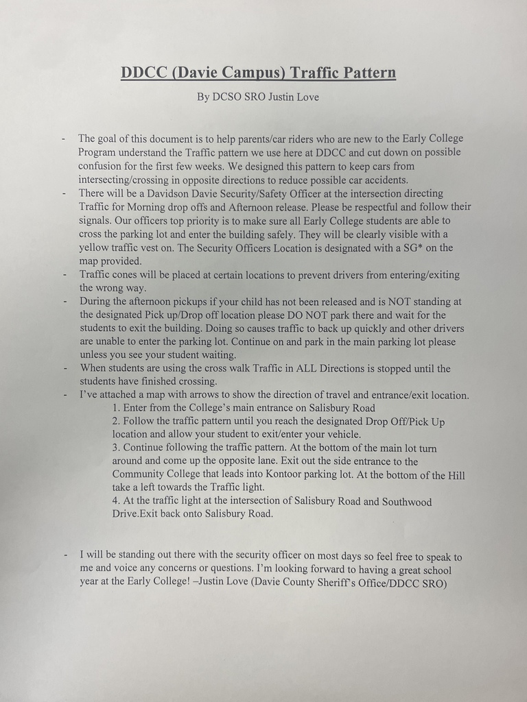 Traffic Pattern Procedures Letter