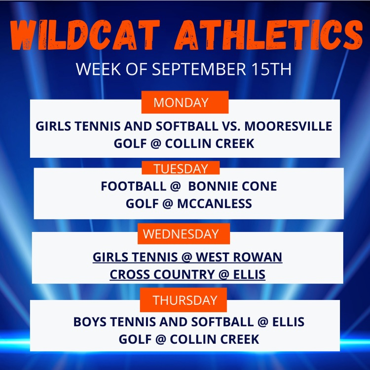 athletics this week