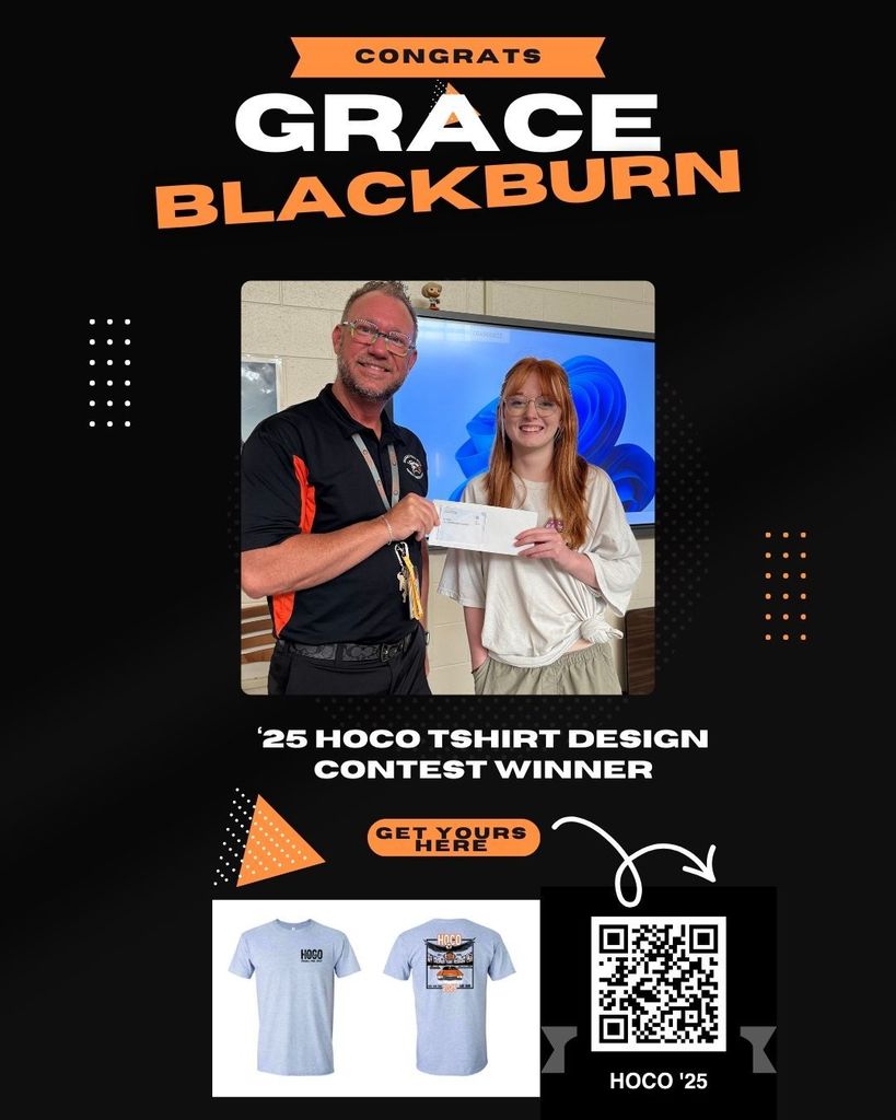 Grace Blackburn, HOCO shirt design winner