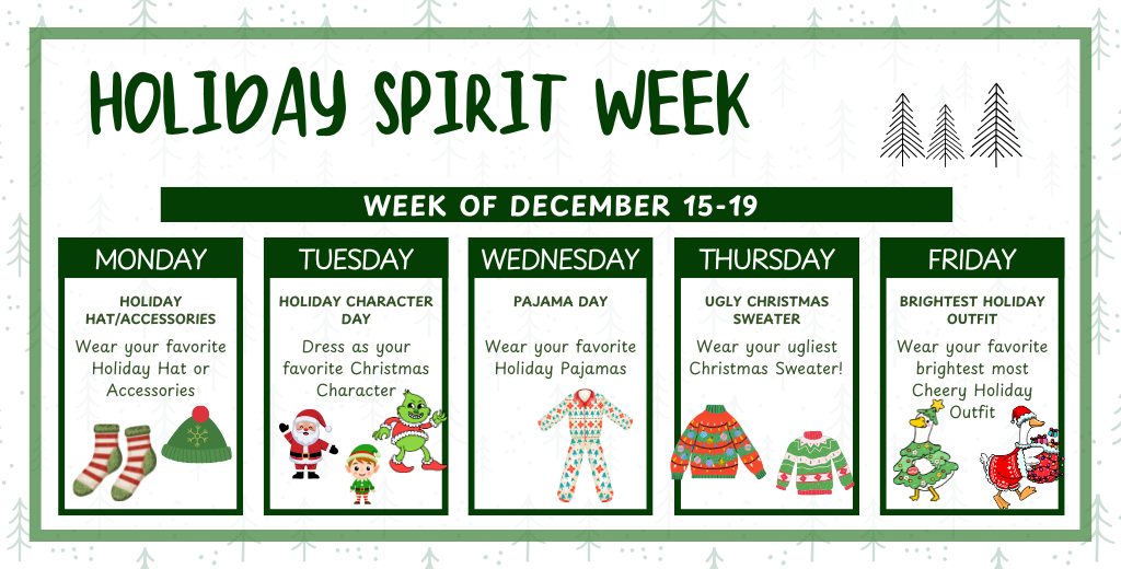 Holiday Spirit Week
