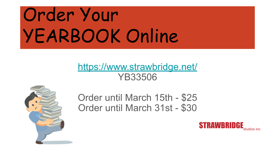 Pre-order your yearbook online