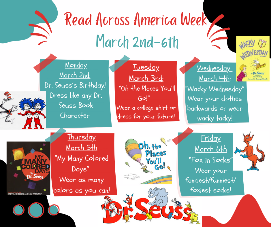 Read Across America March 2nd-6th