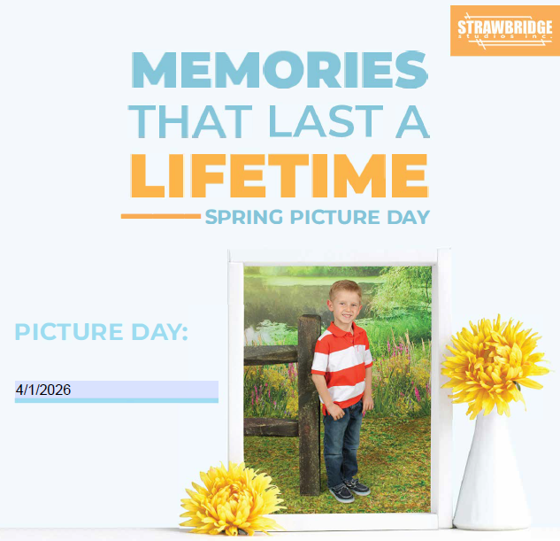 Spring Picture Day April 1st