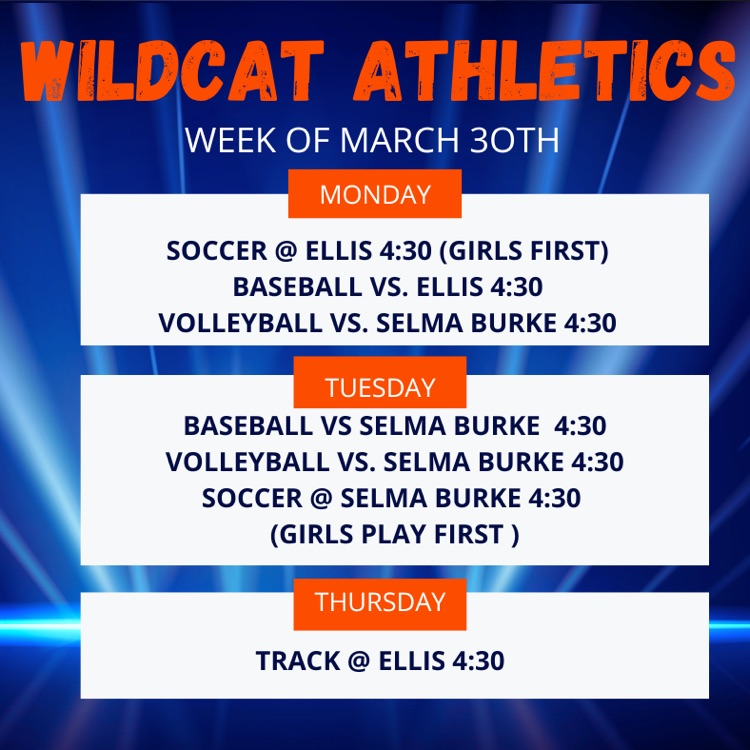 sports week of 3/30