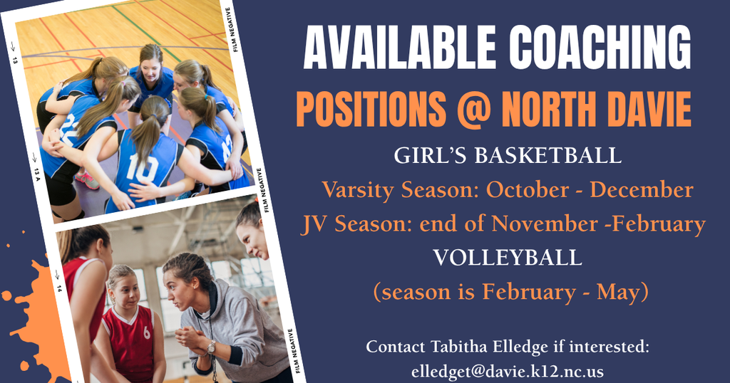 Coaches needed