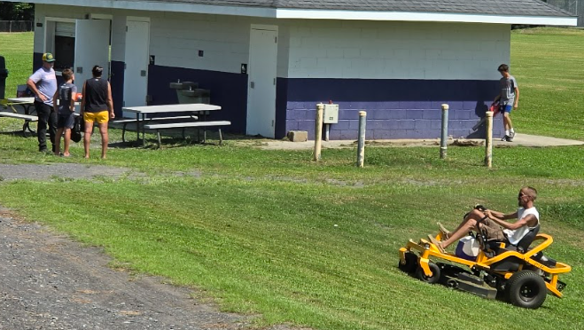 Volunteers Cleaning Up Athletic Facilities