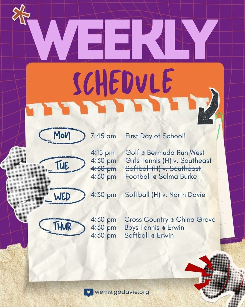 Ellis Weekly Events