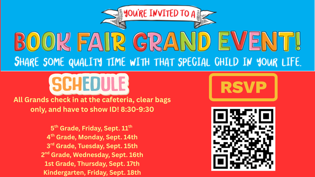 SGES Book Fair & Breakfast Announcement