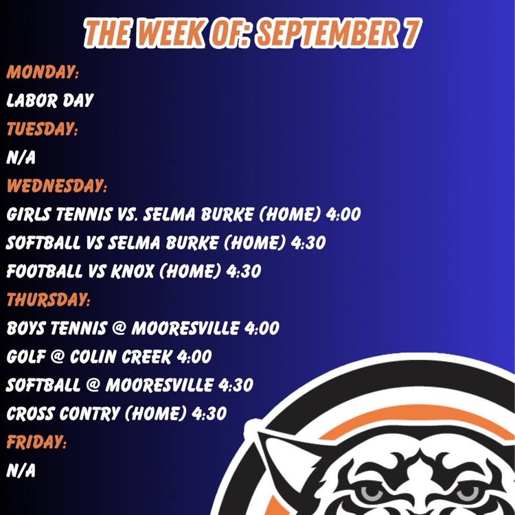 sports schedule week of 9/7