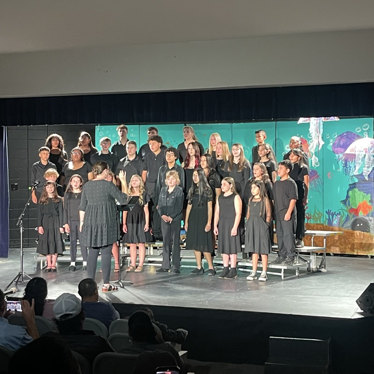 combined 6th and 8th grade chorus