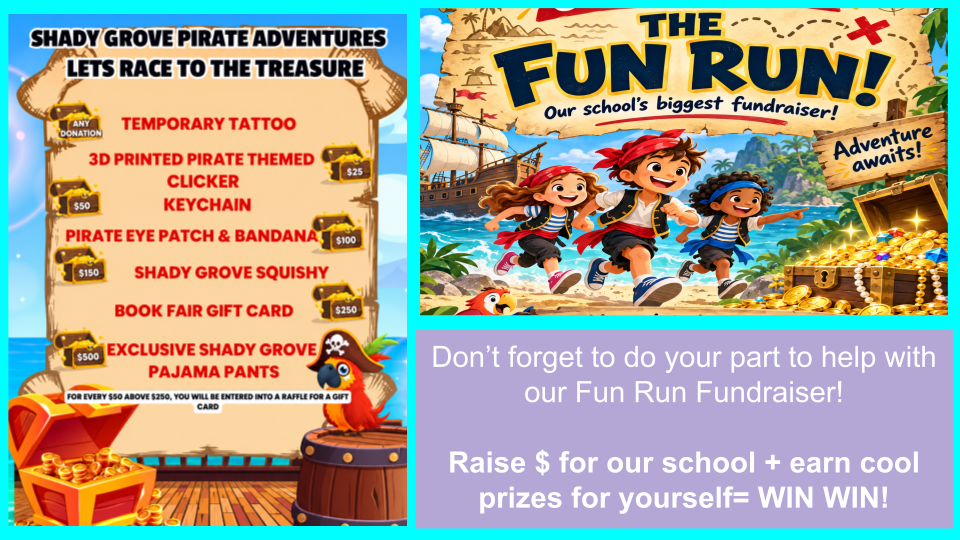Fun Run Fundraiser begins today! 