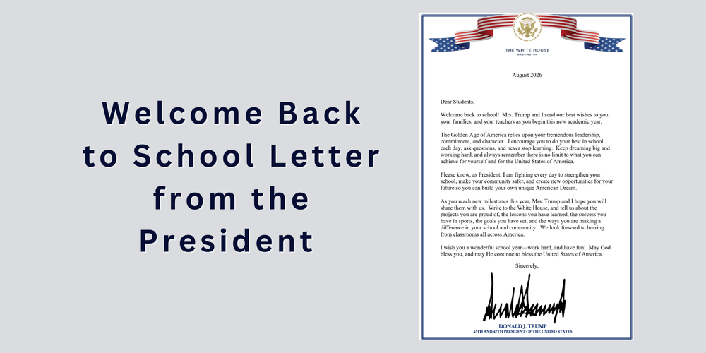 welcome back letter