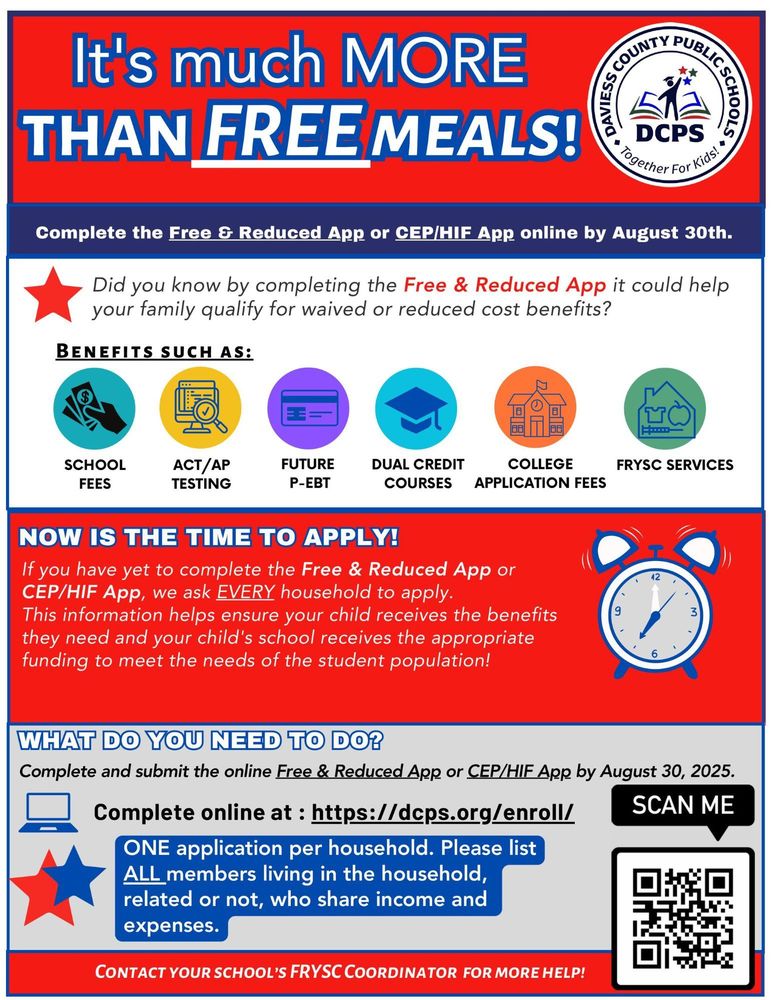 free and reduced lunch 