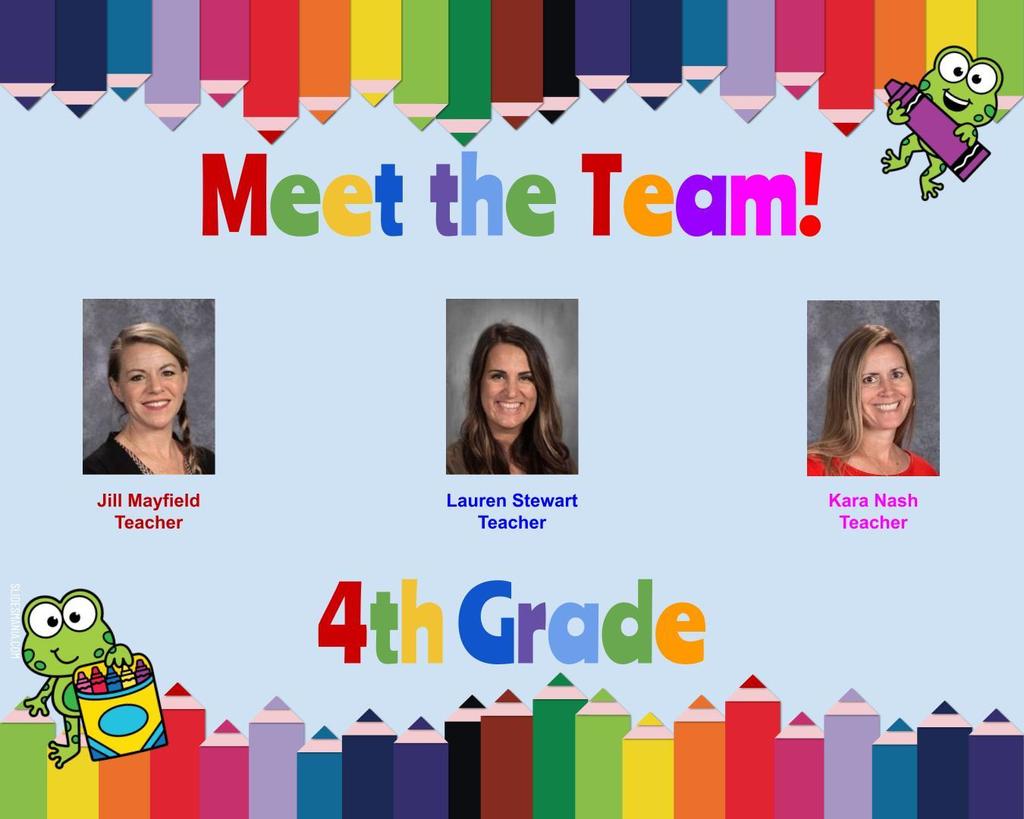 Meet the Team 4th Grade