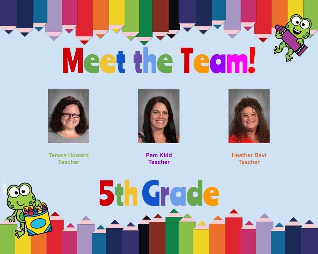 Meet the Team 5th Grade