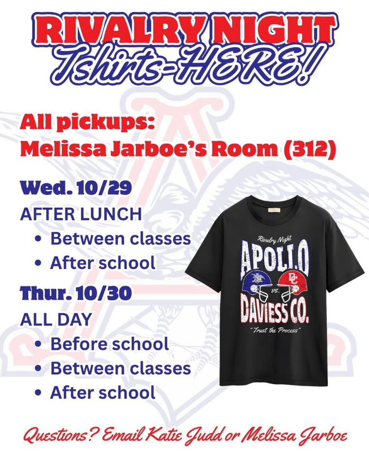 Rivalry shirts pick up information