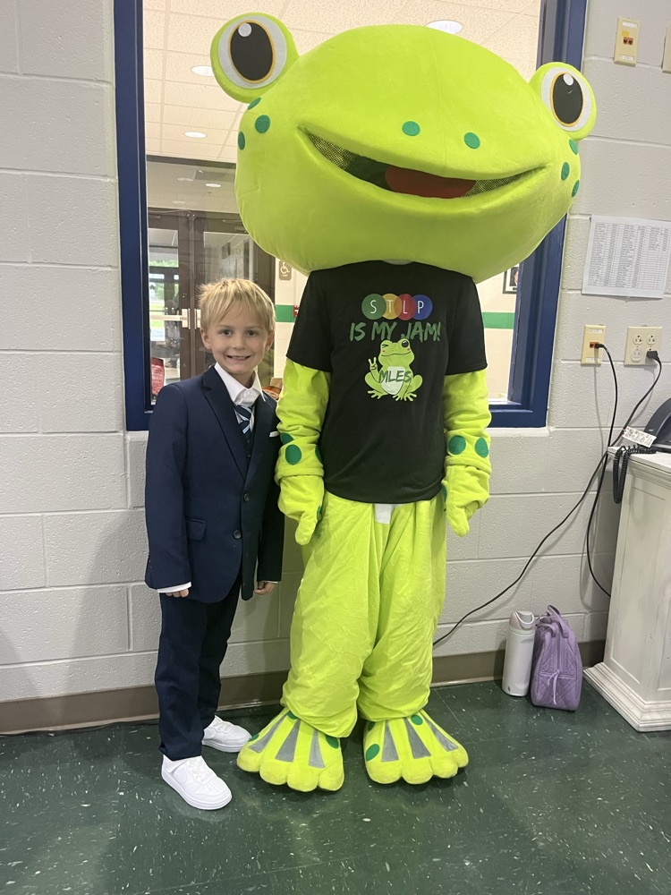 hip hopper mascot and student 