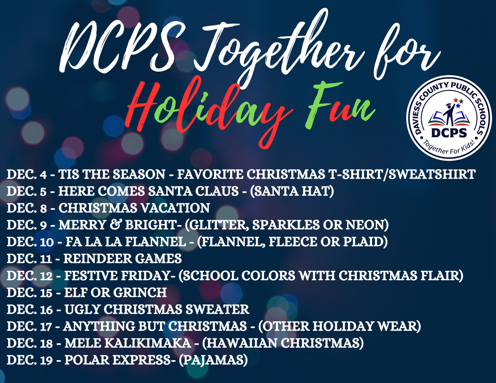 DCPS Together for Holiday Fun 25-26