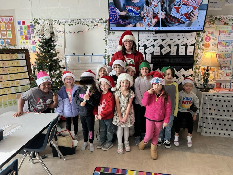 Day 2 of Holiday dress up fun-Santa hat