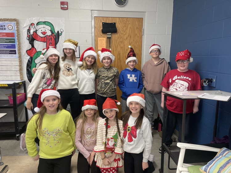 Day 2 of Holiday dress up fun-Santa hat