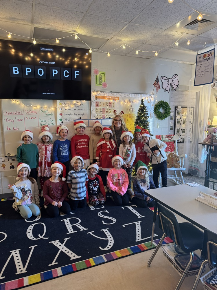 Day 2 of Holiday dress up fun-Santa hat