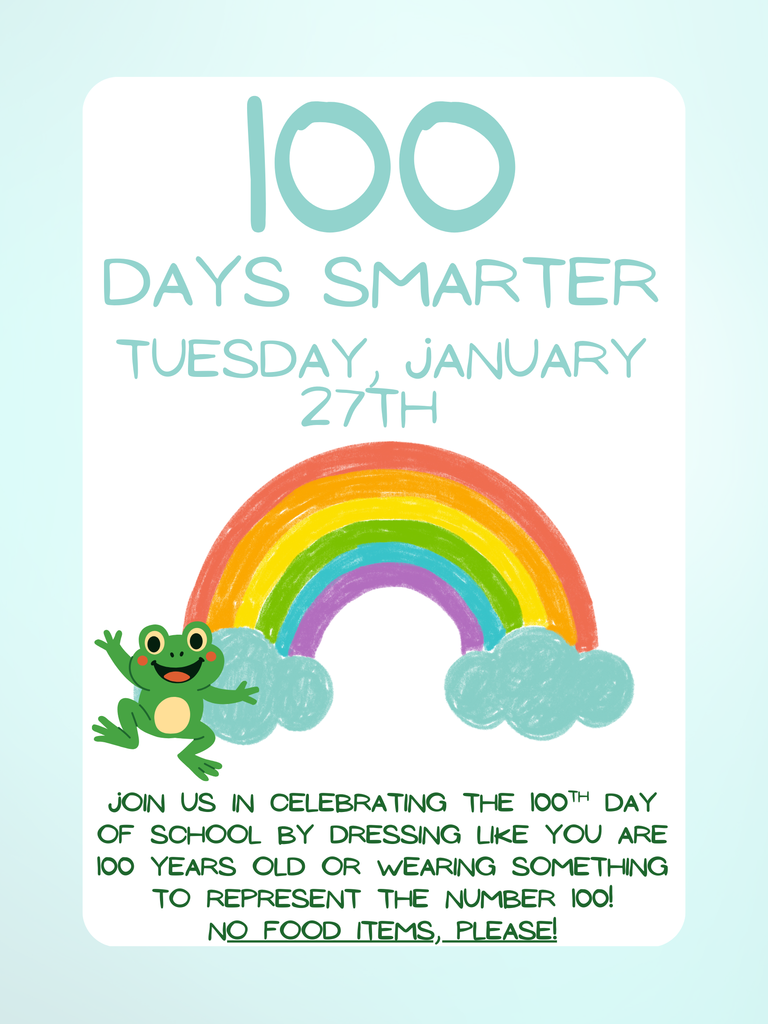 100th Day of School Poster