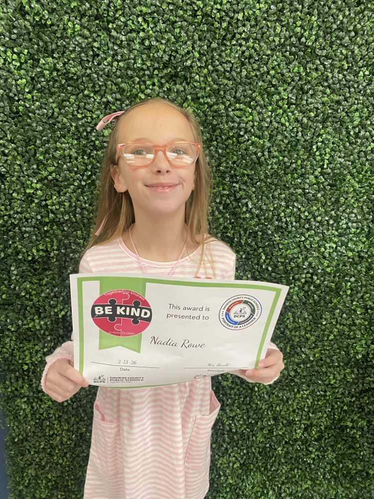 Be Kind Student of the Week