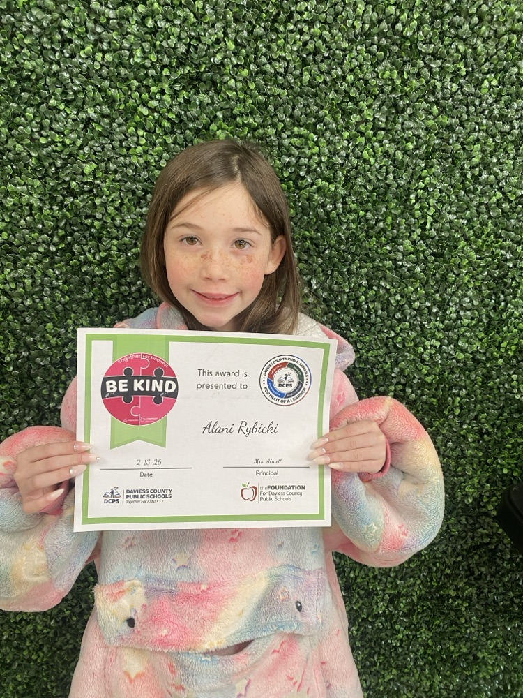 Be Kind Student of the Week