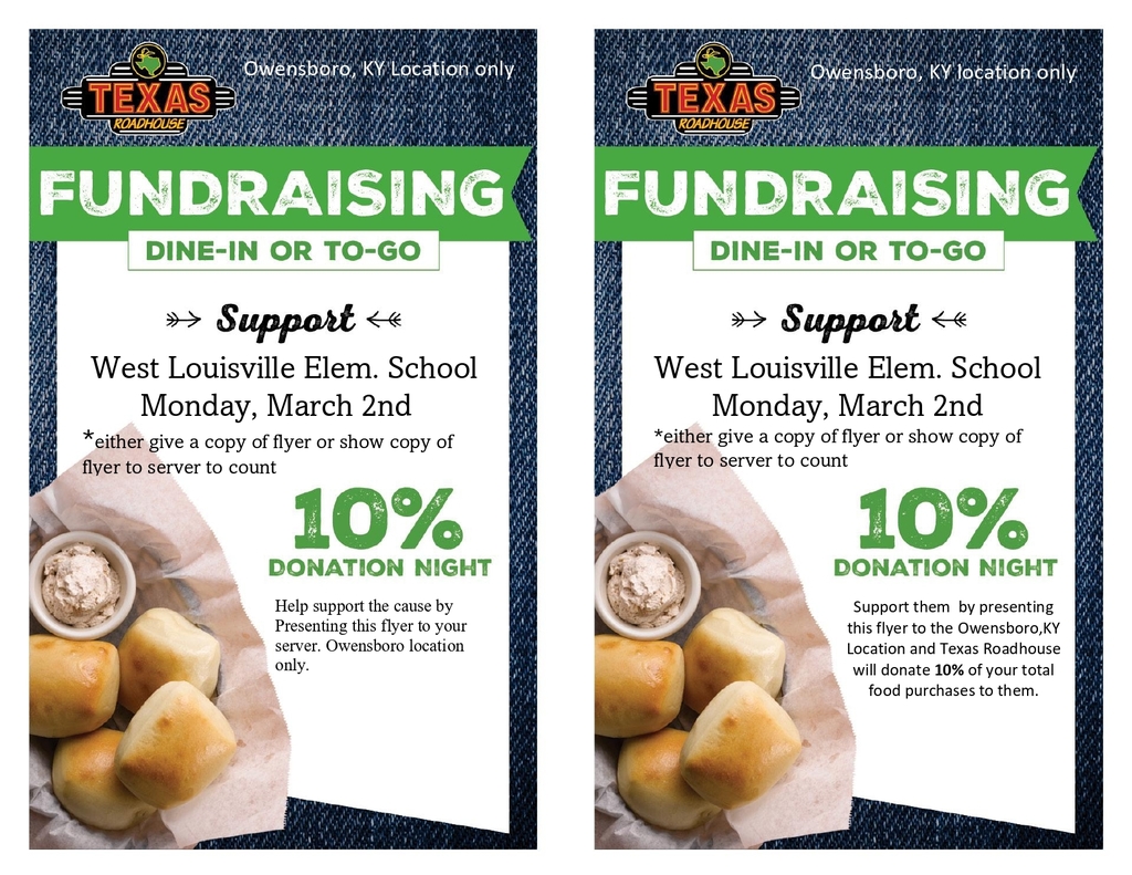 Texas Roadhouse Fundraiser 