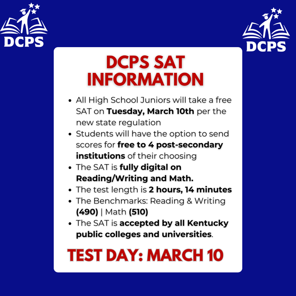 DCPS SAT INFORMATION