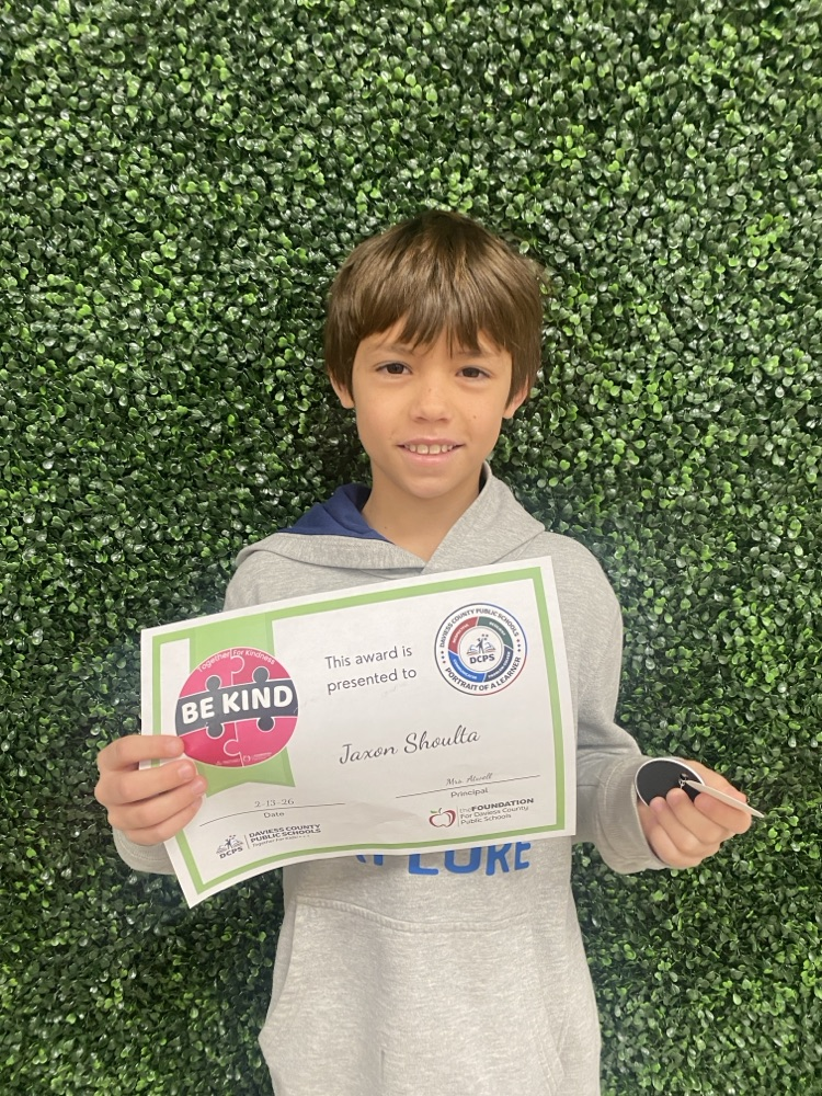  Be Kind Student of the Week 